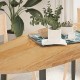 Sonata Blat de masă maro deschis 140x60x2 cm lemn masiv de stejar oval