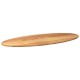 Sonata Blat de masă maro deschis 140x60x2 cm lemn masiv de stejar oval