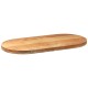 Sonata Blat de masă maro deschis 100x50x4 cm lemn masiv de stejar oval