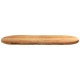 Sonata Blat de masă maro deschis 140x60x4 cm lemn masiv de stejar oval