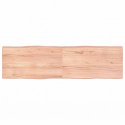 Sonata H Плот за маса светлокафяв 180x50x(2-6) см обработен масивен дъб - Piese pentru mese