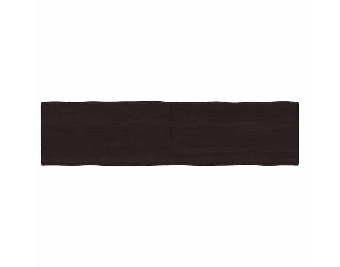 Sonata Blat masă, 160x40x(2-4) cm, maro, lemn tratat contur organic