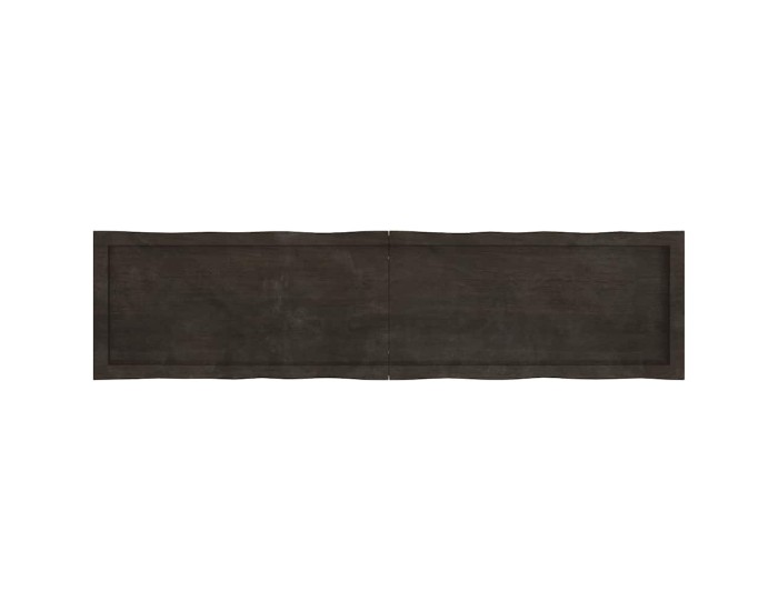 Sonata Blat masă, 160x40x(2-4) cm, maro, lemn tratat contur organic
