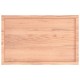 Sonata Blat masă, 100x60x(2-4) cm, maro, lemn tratat contur organic