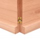 Sonata H Плот за маса светлокафяв 120x40x(2-4) см обработен масивен дъб