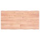 Sonata Blat masă, 120x60x(2-6) cm, maro, lemn tratat contur organic