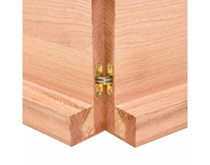 Sonata Blat masă, 120x60x(2-6) cm, maro, lemn tratat contur organic