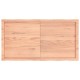 Sonata Blat masă, 120x60x(2-6) cm, maro, lemn tratat contur organic