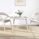 Sonata H Плот за маса, 90x45x2,5 см, бор масив, овален