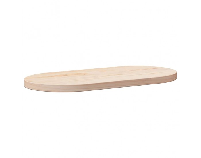 Sonata H Плот за маса 60x30x2,5 см, масивна дървесина, бор, овален