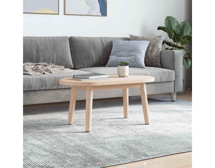 Sonata Blat de masă oval din lemn masiv de pin 60x30x2,5 cm