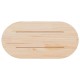 Sonata Blat de masă oval din lemn masiv de pin 60x30x2,5 cm
