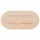 Sonata H Плот за маса 60x30x2,5 см, масивна дървесина, бор, овален