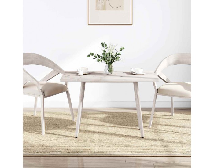Sonata H Плот за маса, бял, 100x50x2,5 см, бор масив, правоъгълен