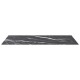 Sonata Blat masă negru 100x62 cm 8mm sticlă securizată design marmură