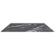 Sonata Blat masă negru 100x62 cm 8mm sticlă securizată design marmură