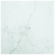 Sonata Blat masă alb 70x70 cm 6 mm sticlă securizată design marmură