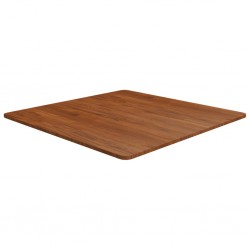 Sonata H Квадратен плот за маса, тъмнокафяв, 80x80x1,5 см, дъб масив - Piese pentru mese