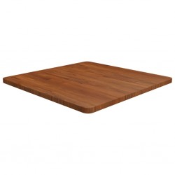 Sonata H Квадратен плот за маса, тъмнокафяв, 70x70x2,5 см, дъб масив - Piese pentru mese