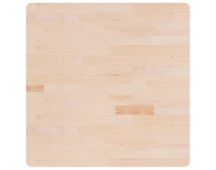 Sonata H Квадратен плот за маса, 90x90x1,5 см, необработен дъб масив