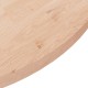 Sonata Blat de masă rotund, Ø90x2,5 cm, lemn masiv stejar netratat