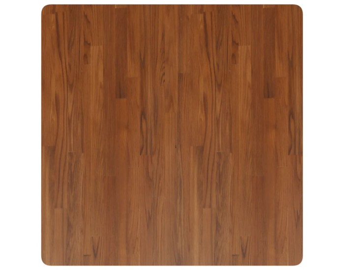 Sonata H Квадратен плот за маса, тъмнокафяв, 90x90x4 см, дъб масив