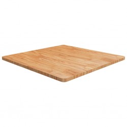 Sonata H Квадратен плот за маса, светлокафяв, 80x80x2,5 см, дъб масив - Piese pentru mese