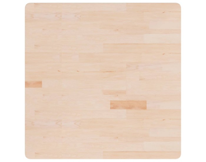Sonata H Квадратен плот за маса, 90x90x2,5 см, необработен дъб масив