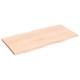 Sonata Blat masă 80x40x2 cm lemn masiv stejar netratat contur organic