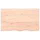 Sonata Blat de masă, 100x60x(2-4) cm, lemn masiv de stejar netratat