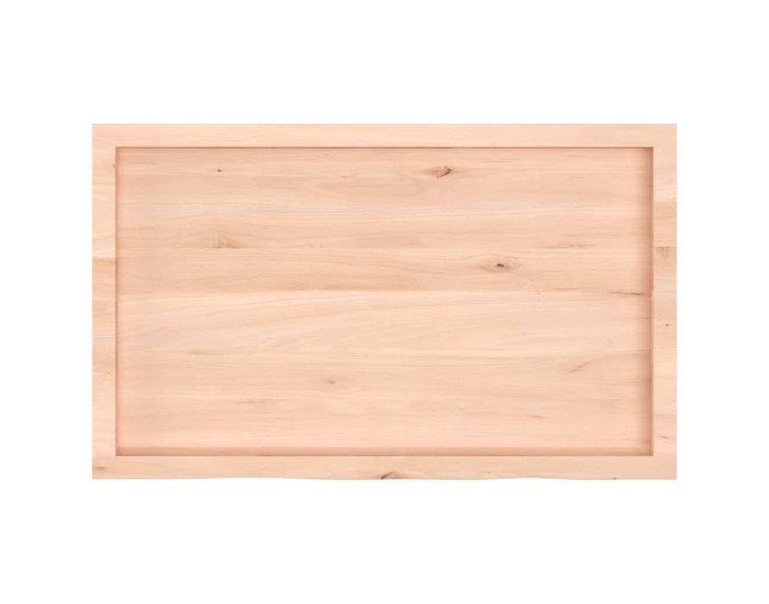 Sonata Blat de masă, 100x60x(2-4) cm, lemn masiv de stejar netratat