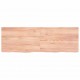 Sonata H Плот за маса светлокафяв 120x40x(2-4) см обработен масивен дъб