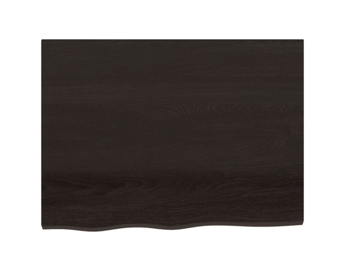 Sonata Blat de masă maro 80x60x(2-4) cm, lemn masiv stejar tratat