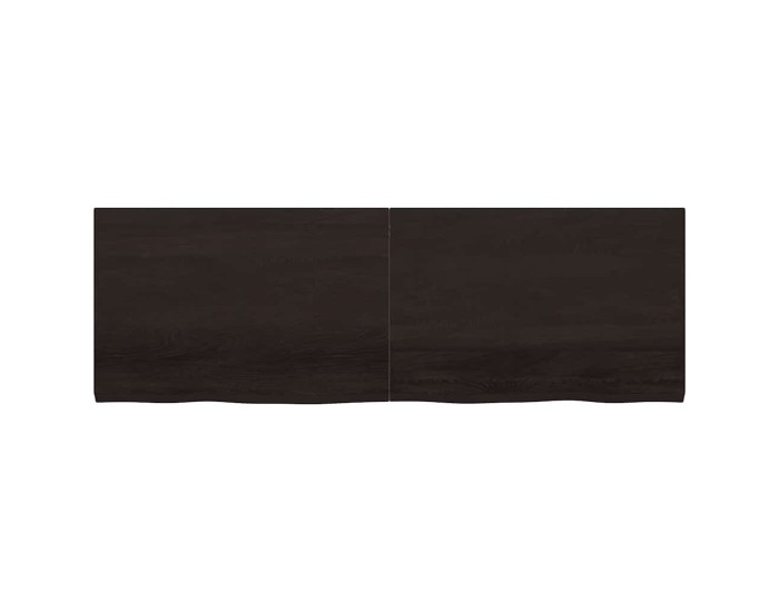 Sonata Blat de masă maro 180x60x(2-4) cm, lemn masiv stejar tratat