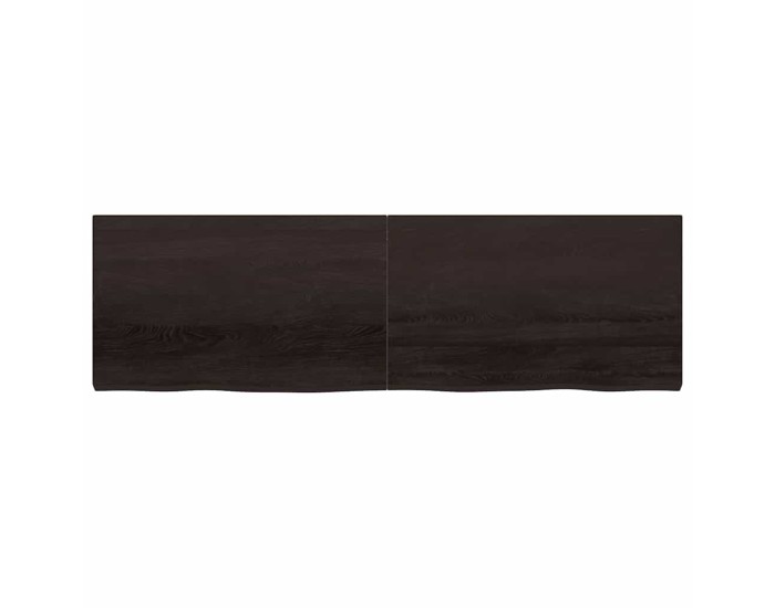 Sonata Blat de masă maro 200x60x(2-6) cm, lemn masiv stejar tratat