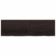 Sonata Blat de masă maro 200x60x(2-6) cm, lemn masiv stejar tratat