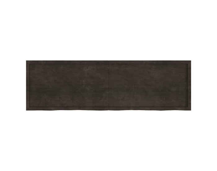 Sonata Blat de masă maro 200x60x(2-6) cm, lemn masiv stejar tratat