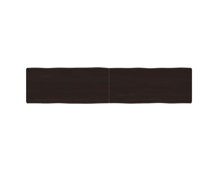 Sonata Blat masă, 180x40x(2-6) cm, maro, lemn tratat contur organic