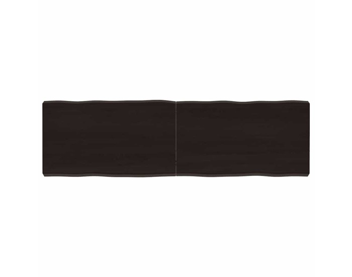 Sonata Blat masă, 140x40x(2-6) cm, maro, lemn tratat contur organic