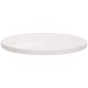 Sonata Blat de masă rotund, alb, Ø50x3 cm, lemn masiv de pin