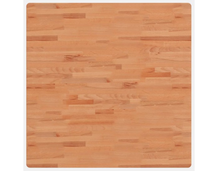 Sonata Blat de masă pătrat, 90x90x2,5 cm, lemn masiv de fag