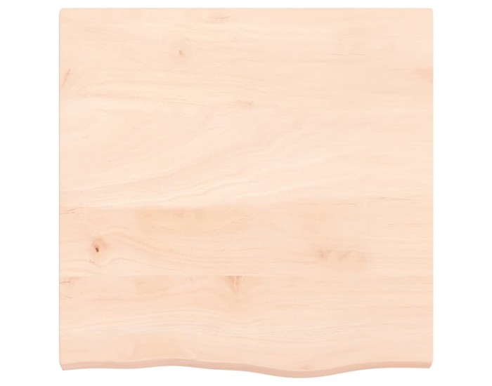 Sonata H Плот за маса, 60x60x(2-4) см, необработен масивен дъб