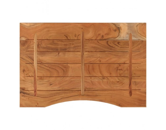 Sonata H Плот за бюро, 80x60x2,5 см, правоъгълен, масивно дърво акация