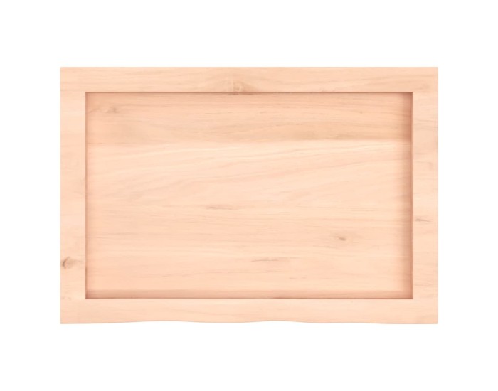 Sonata Blat de masă, 60x40x(2-6) cm, lemn masiv de stejar netratat