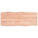 Sonata Blat masă, 100x40x(2-6) cm, maro, lemn tratat contur organic