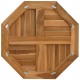 Sonata H Плот за маса 60x60x2,5 см осмоъгълен масивен бук