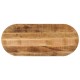 Sonata Blat de masă oval, 90x40x2,5 cm, lemn masiv mango brut