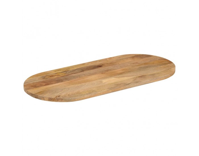 Sonata H Плот за маса, 80x40x2,5 см, овален, масивно дърво манго