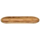 Sonata Blat de masă oval, 120x50x2,5 cm, lemn masiv mango brut