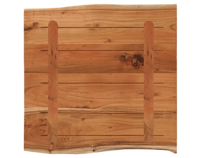 Sonata H Плот за маса, 60x60x2,5 см, квадратен, акация масив, жив ръб